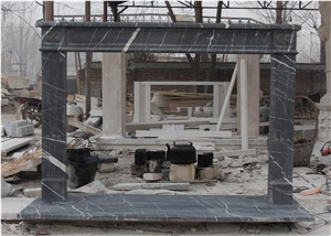 Browntini Marble Fireplace Mantel Surrounds Hearth