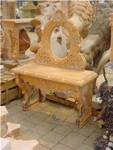Custom Basin Sink Vanity Top Sculpture Retro Style