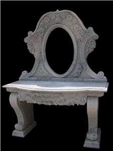 Custom Bathroom Vanity Top Sculptured Retro Style