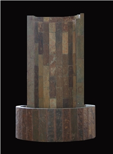 Custom Garden Fountains Natural Stone Sculptured