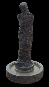 Custom Garden Fountains Natural Stone Sculptured