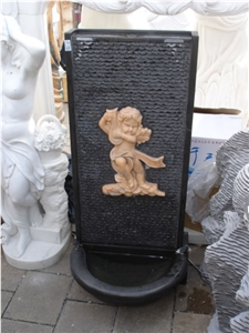 Custom Garden Fountains Natural Stone Sculptured