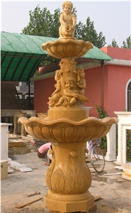 Custom Garden Fountains Natural Stone Sculptured Custom Garden Fountains Natural Stone Sculptured