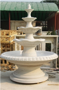 Custom Garden Fountains Natural Stone Sculptured