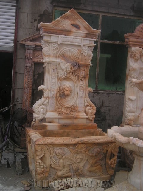 Custom Garden Wall Fountains Bird Bath Sculptured