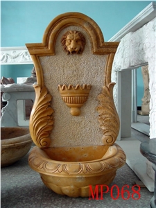 Custom Garden Wall Fountains Bird Bath Sculptured