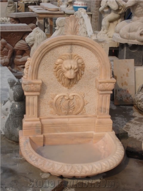 Custom Garden Wall Fountains Bird Bath Sculptured