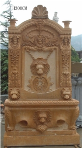 Custom Garden Wall Fountains Bird Bath Sculptured