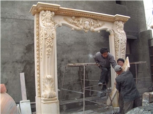 Custom Sculptured Door Surround Door Frame Mantel