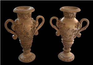 Custom Vases Planters Flower Pots Handcarved Decor