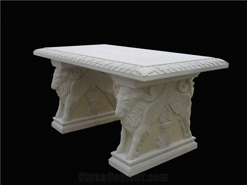 Customize Stone Bench Chair Garden Landscaping