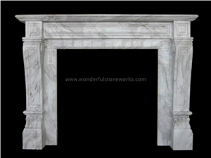 Fireplace Mantel Surround Greek Volakas Marble