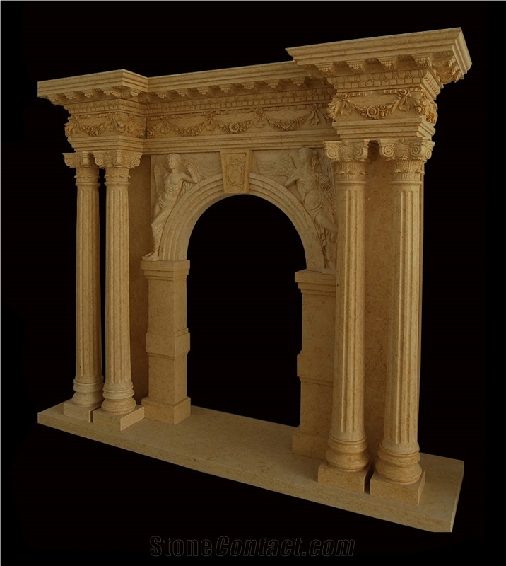 Fireplace Mantels Surround Quyang Factory Direct