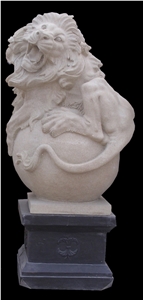 Gate Lion Statue Statuary Animal Sculpture