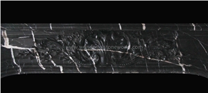 Golden Jade Marble Fireplace Surround Mantel