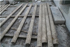 Light Emperador Marble Fireplace Mantels Surrounds