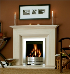 Limestone Fireplace Mantel Fire Surround Hearth