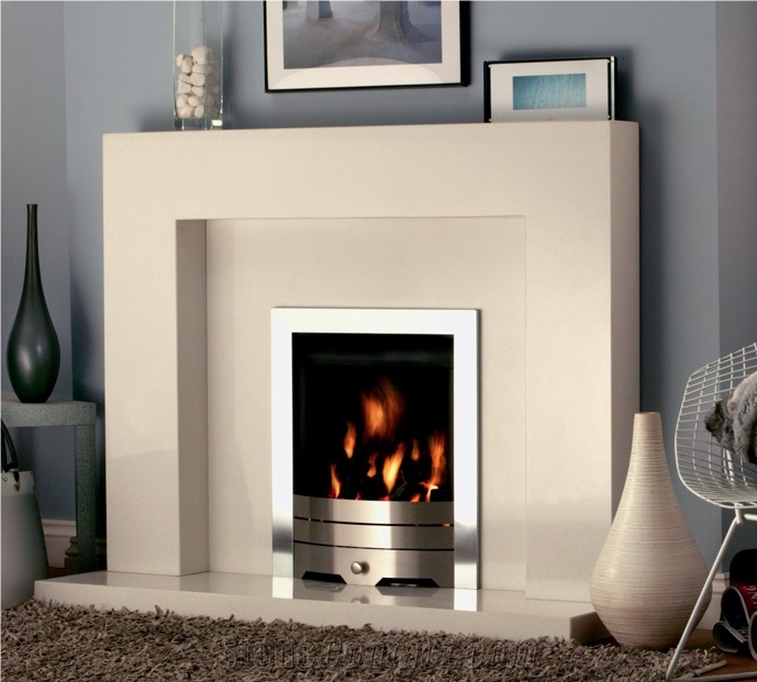 Limestone Fireplace Mantel Fire Surround Hearth