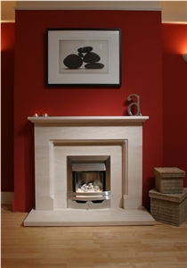 Limestone Fireplace Mantel Fire Surround Hearth