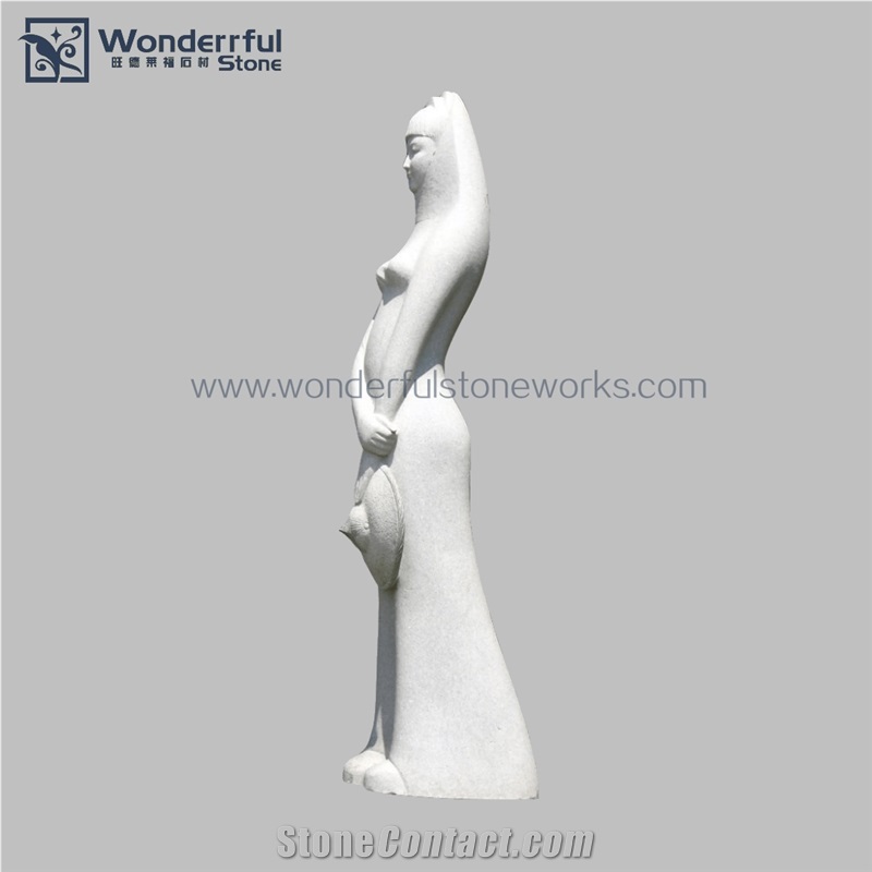 Marble Abstract Lady Sculpture Statue Carving Arts