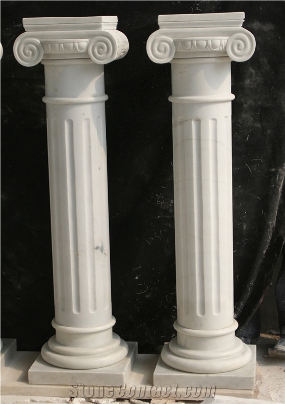 Marble Column Pillar Architectural Sculptured