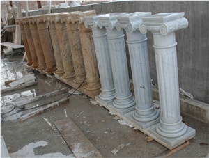 Marble Column Pillar Architectural Sculptured
