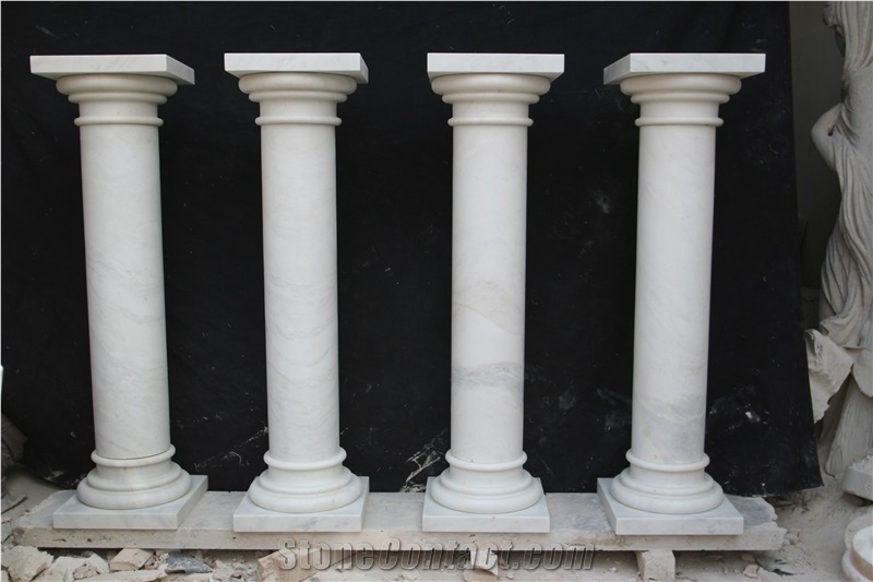 Marble Column Pillar Architectural Sculptured