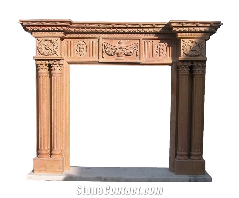 Marble Fireplace Mantel Surround Hearth Quyang