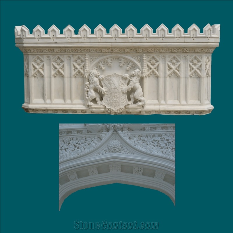 Marble Fireplace Mantel Surround Hearth Retro