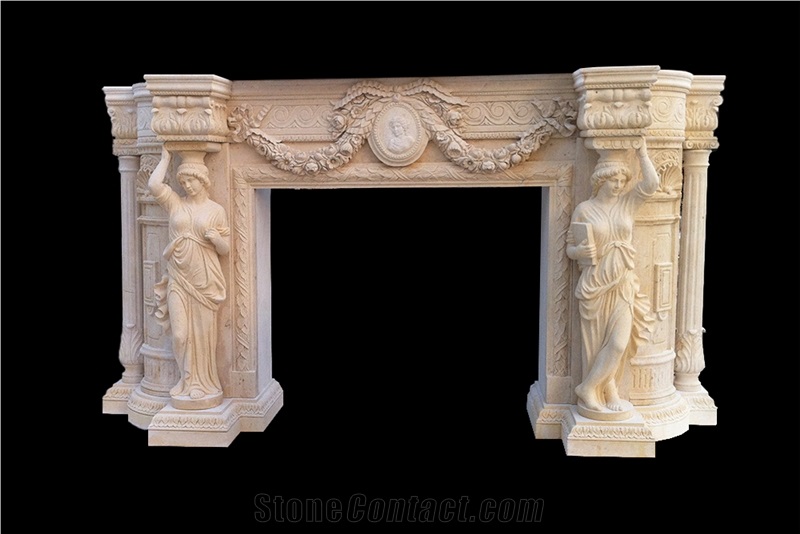 Marble Fireplace Surrounds Mantel Quyang Factory