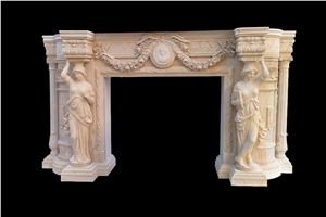 Marble Fireplace Surrounds Mantel Quyang Factory