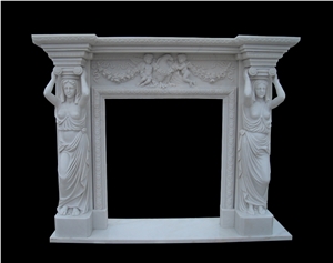 Marble Fireplace Surrounds Mantel Quyang Factory