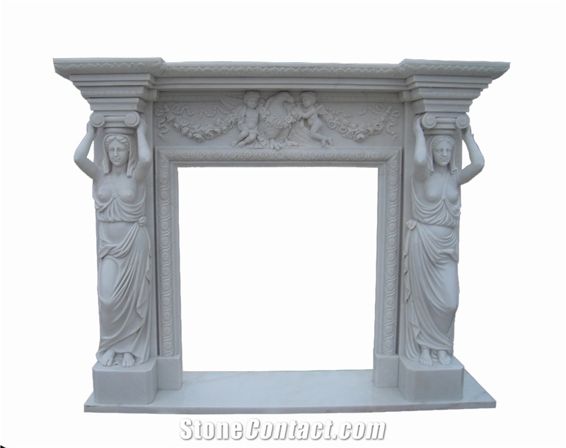 Marble Fireplace Surrounds Mantel Quyang Factory
