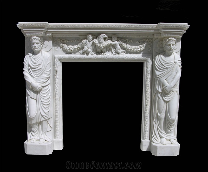 Marble Fireplace Surrounds Mantel Quyang Factory