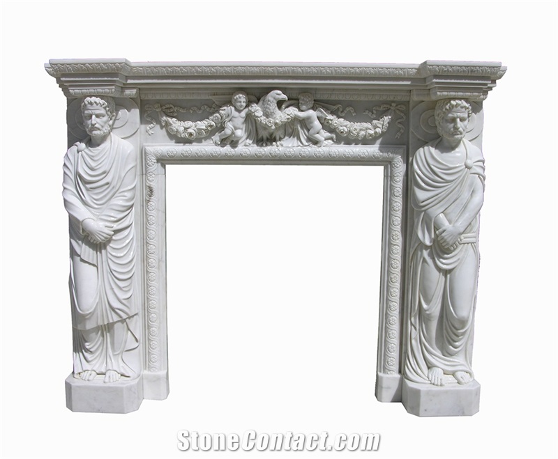 Marble Fireplace Surrounds Mantel Quyang Factory