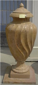Marble Flower Pot Vase Urn Planter Sculptured