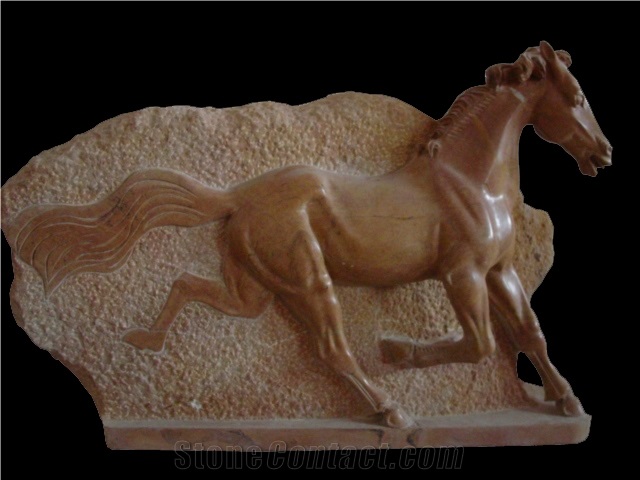 Marble Guardian Lion Guard Statue Animal Sculpture