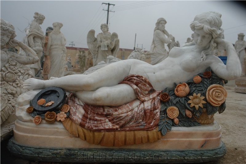 Marble Statues Statuary Sculpture Carvings Quyang