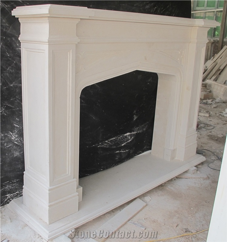 Mocca Cream Fireplace Mantel Surround Hearth