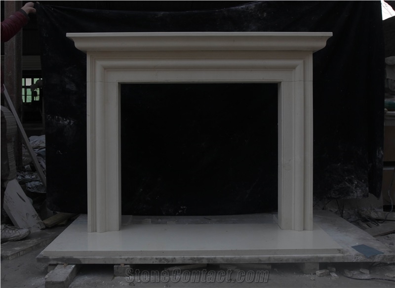Mocca Cream Fireplace Mantel Surround Hearth