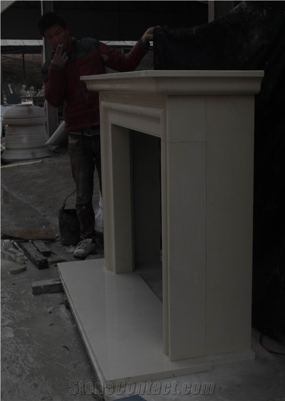 Mocca Cream Fireplace Mantel Surround Hearth