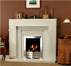 Mocca Cream Fireplace Mantel Surround Hearth