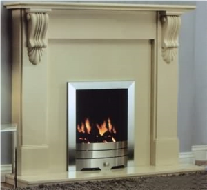 Mocca Cream Fireplace Mantel Surround Hearth