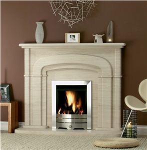 Mocca Cream Fireplace Mantel Surround Hearth