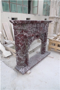 Rosa Levante Marble Fireplace Mantels Surrounds