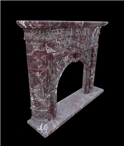 Rosa Levante Marble Fireplace Mantels Surrounds