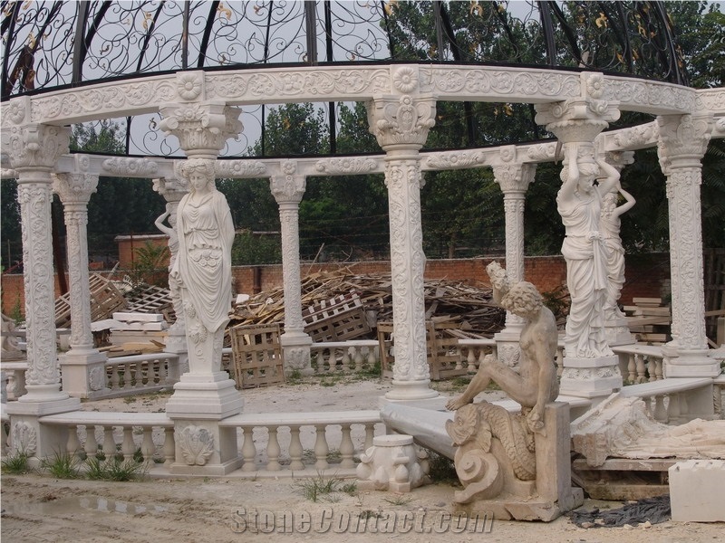 Sculptured Gazebos Project Western Statue