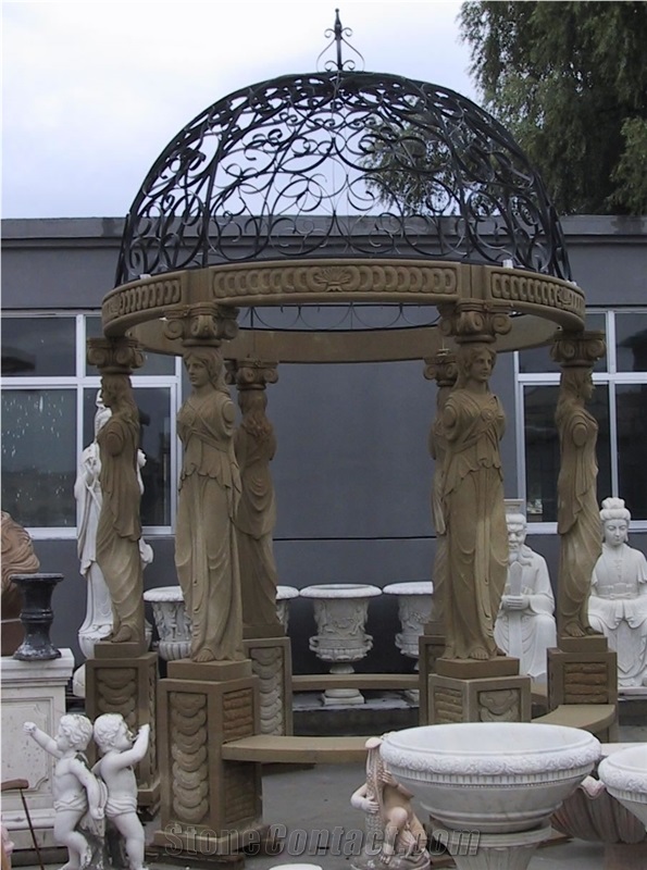 Sculptured Gazebos Project Western Statue