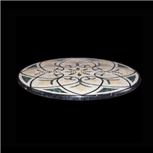 Square Waterjet Medallions Pattern Custom-Made