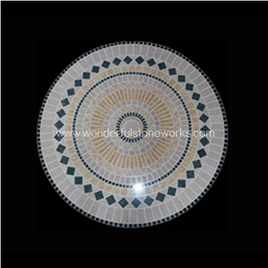 Square Waterjet Medallions Pattern Custom-Made